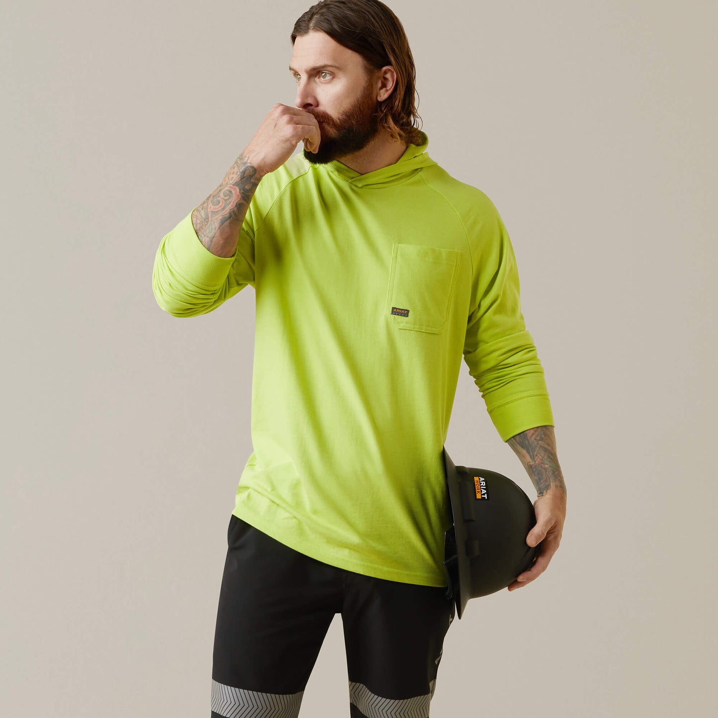 Ariat Rebar Cotton Strong Hooded T-Shirt
