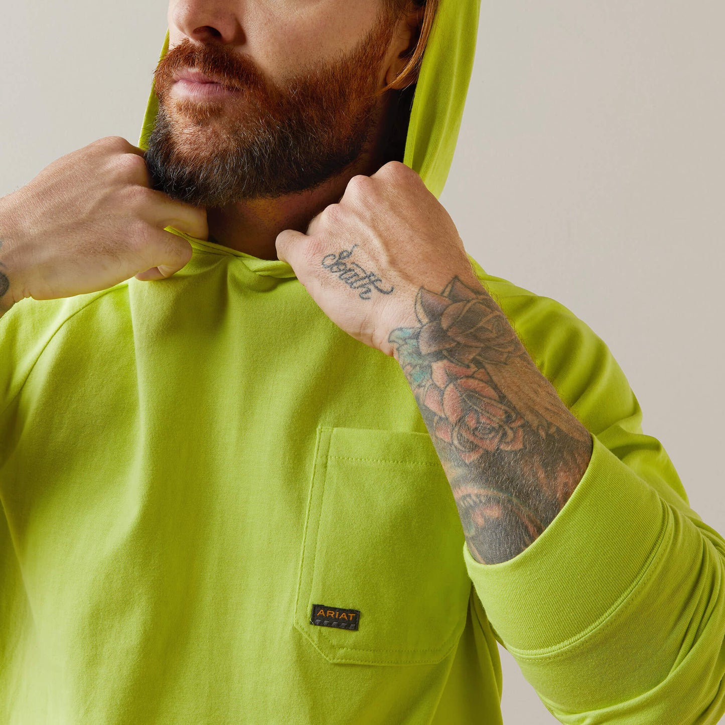 Ariat Rebar Cotton Strong Hooded T-Shirt