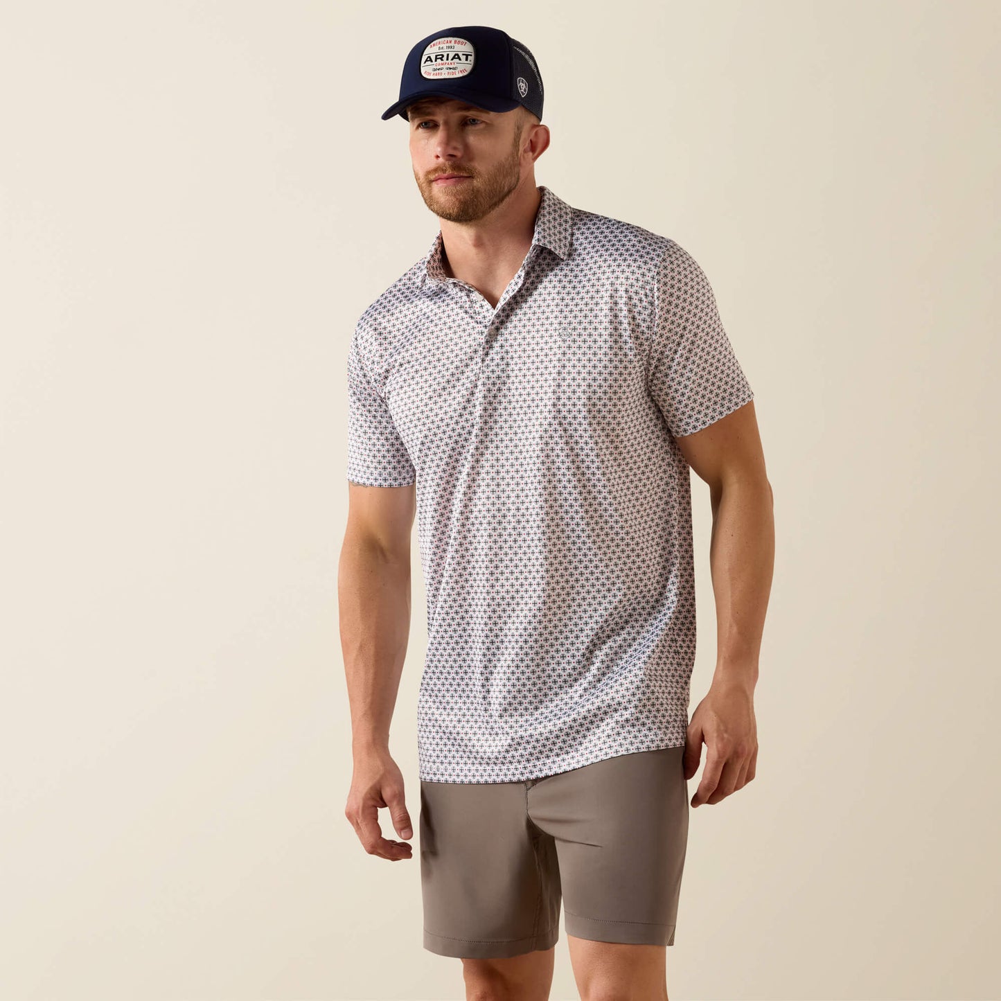 Ariat All Over Print Classic Fit Polo