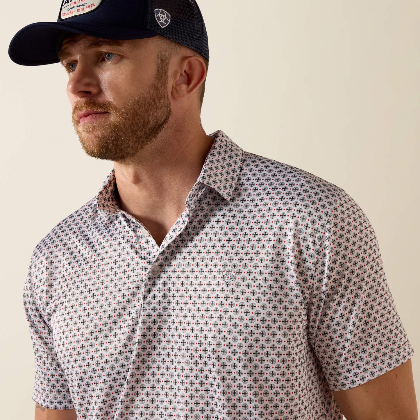 Ariat All Over Print Classic Fit Polo