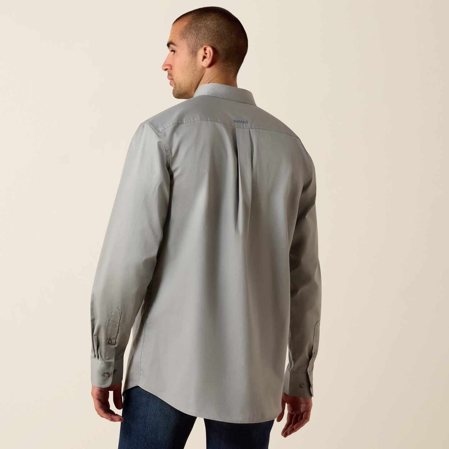 Ariat Team Logo Lightweight Twill Fitted Shirt