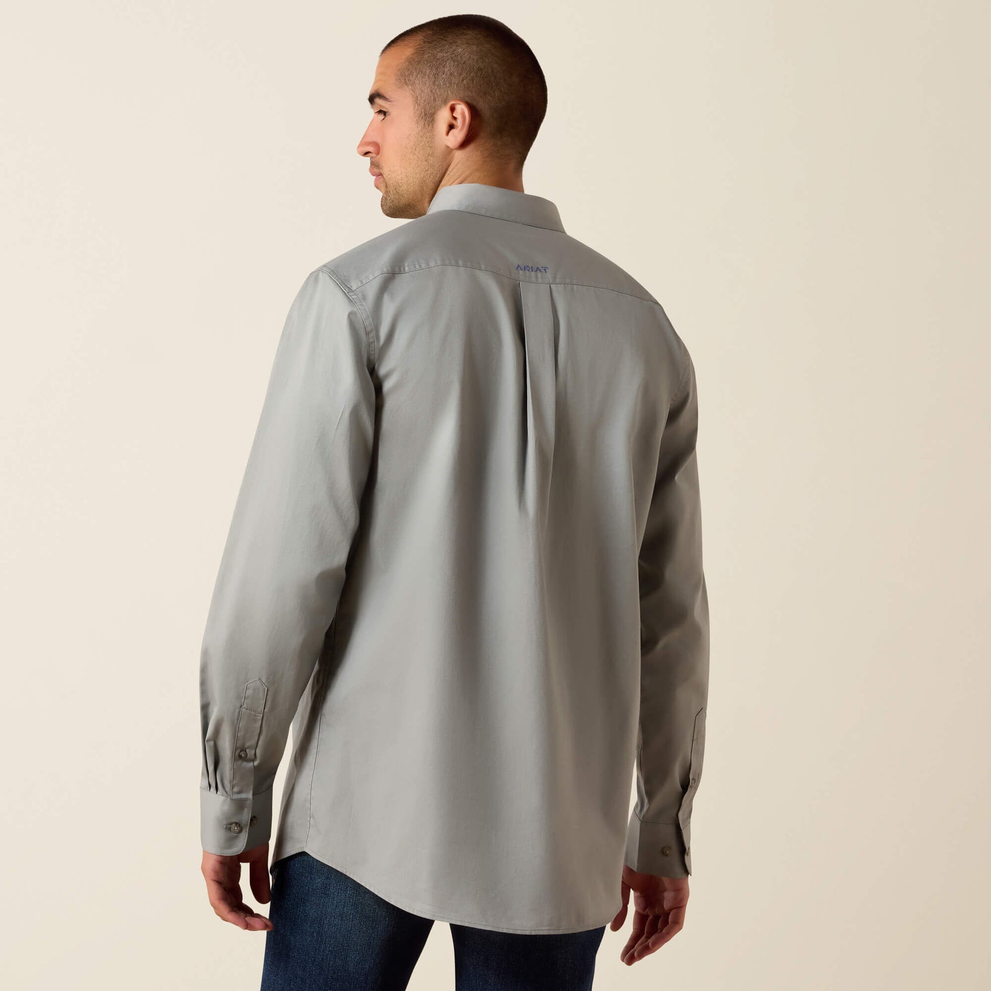Ariat Team Logo Lightweight Twill Fitted Shirt