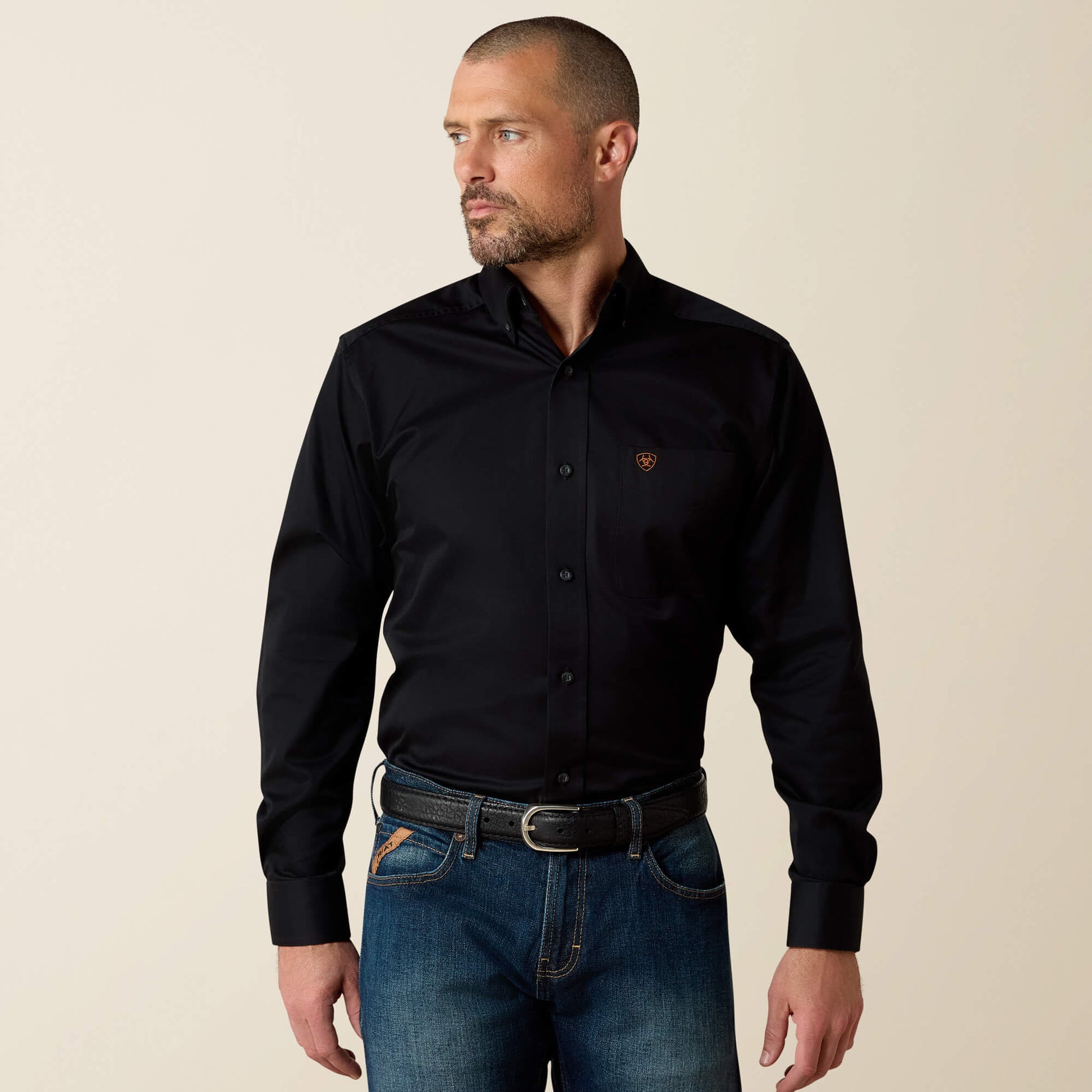 Ariat Solid Twill Fitted Shirt