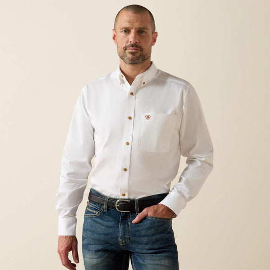 Ariat Solid Twill Fitted Shirt