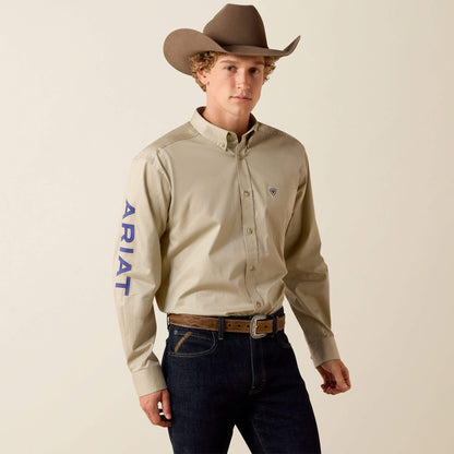 Ariat Team Logo Lightweight Twill Classic Fit Shirt
