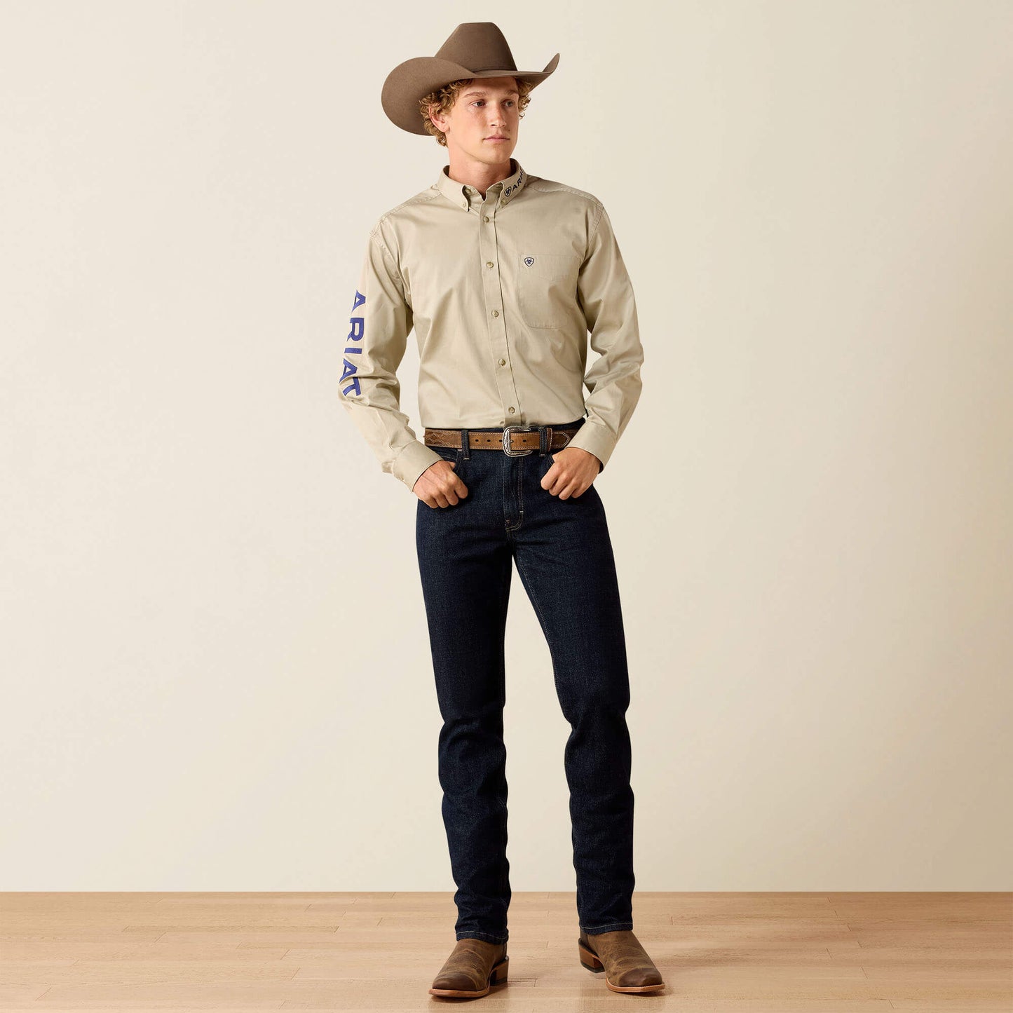 Ariat Team Logo Lightweight Twill Classic Fit Shirt
