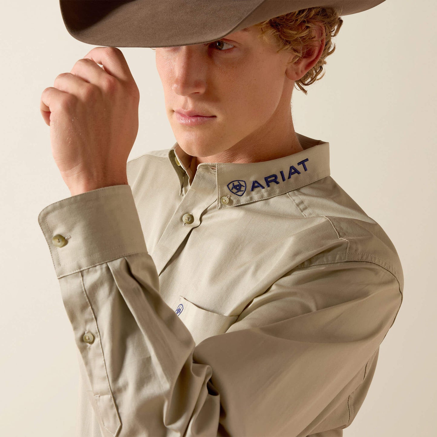Ariat Team Logo Lightweight Twill Classic Fit Shirt