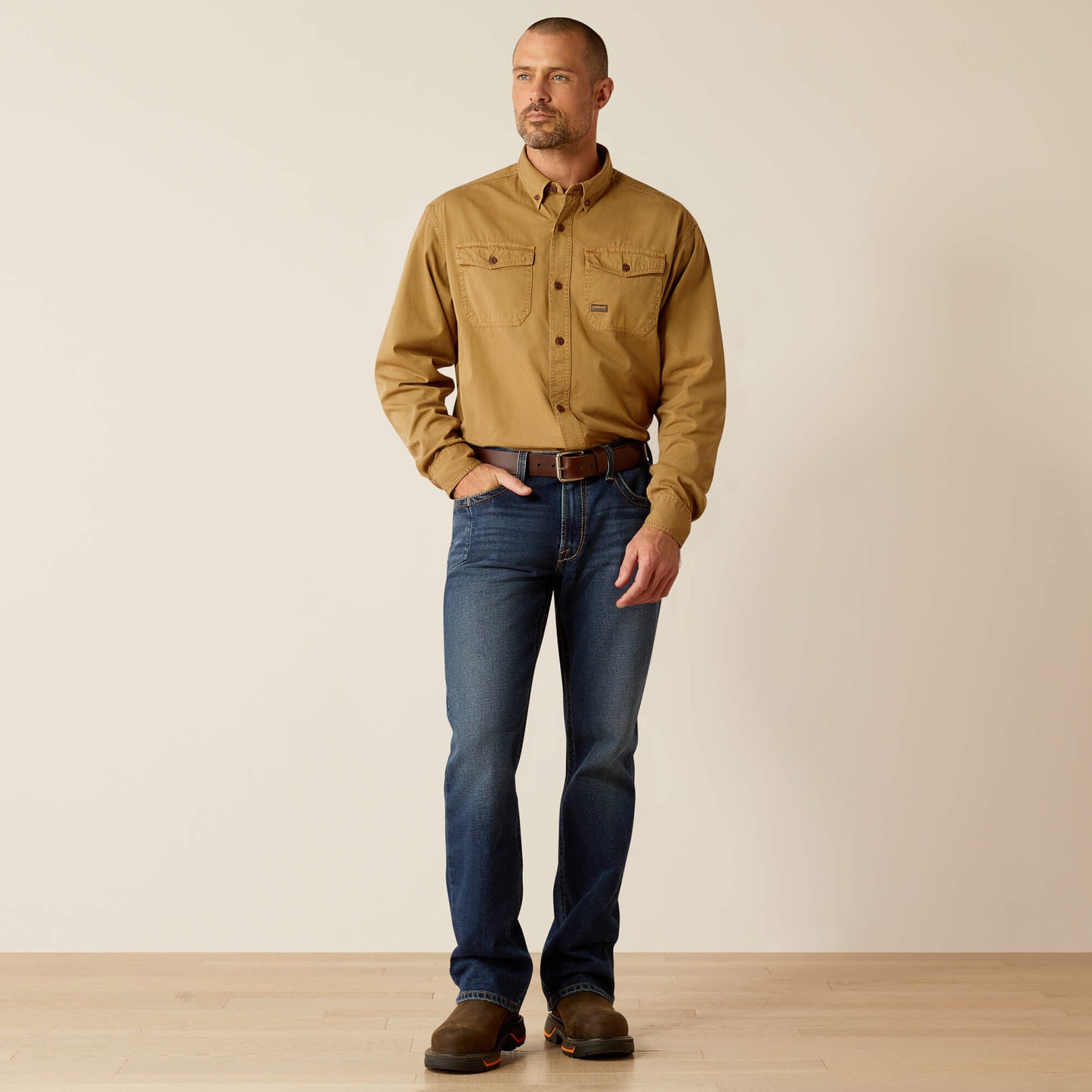Ariat Rebar Washed Twill Work Shirt