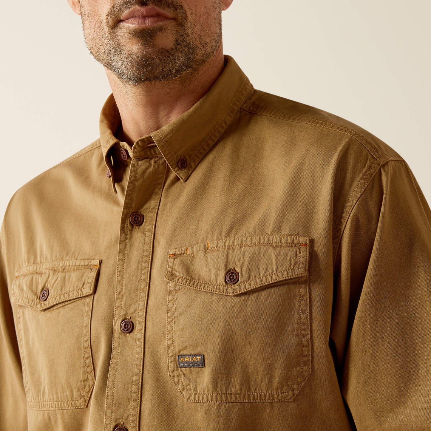 Ariat Rebar Washed Twill Work Shirt