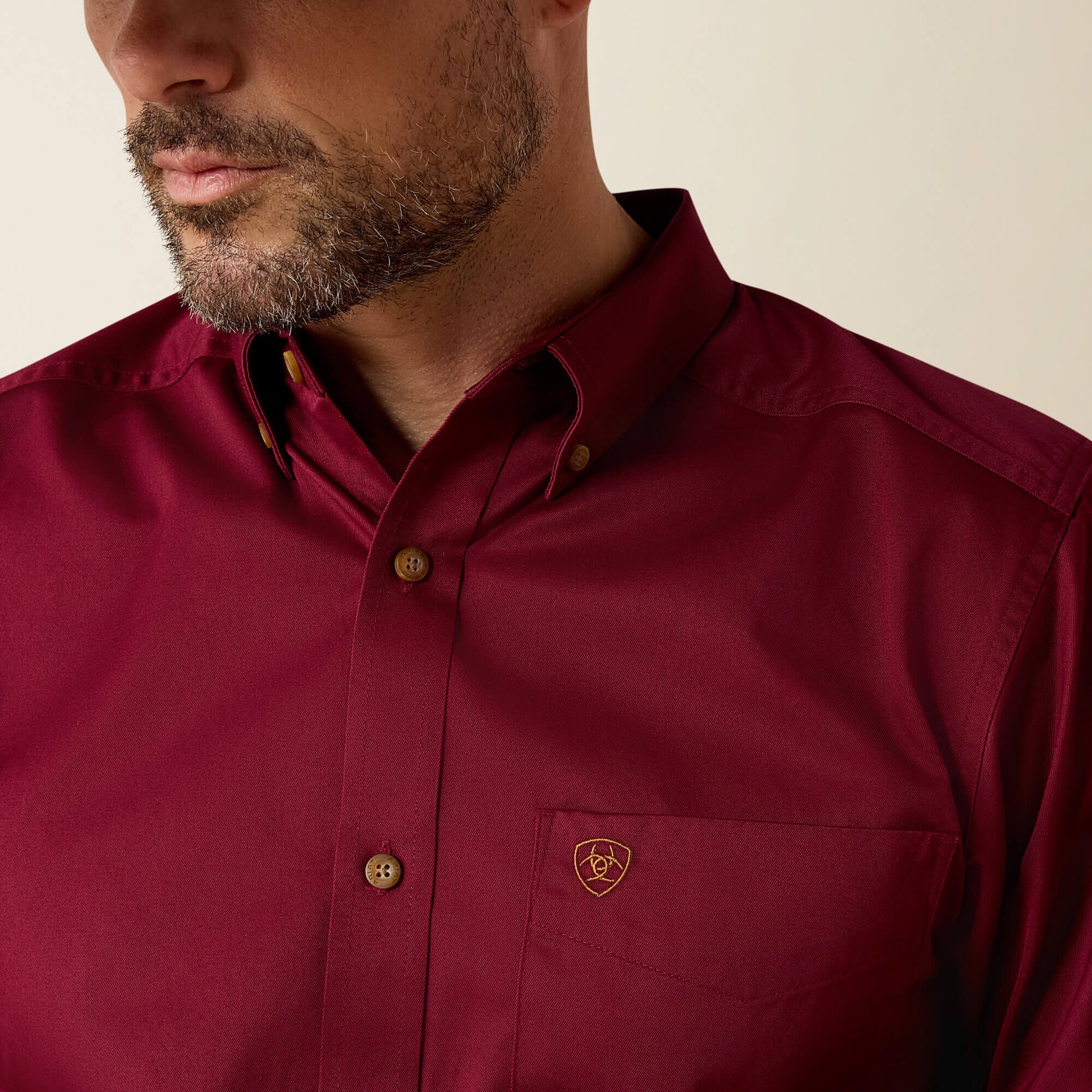 Ariat Solid Twill Fitted Shirt