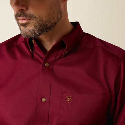 Ariat Solid Twill Fitted Shirt