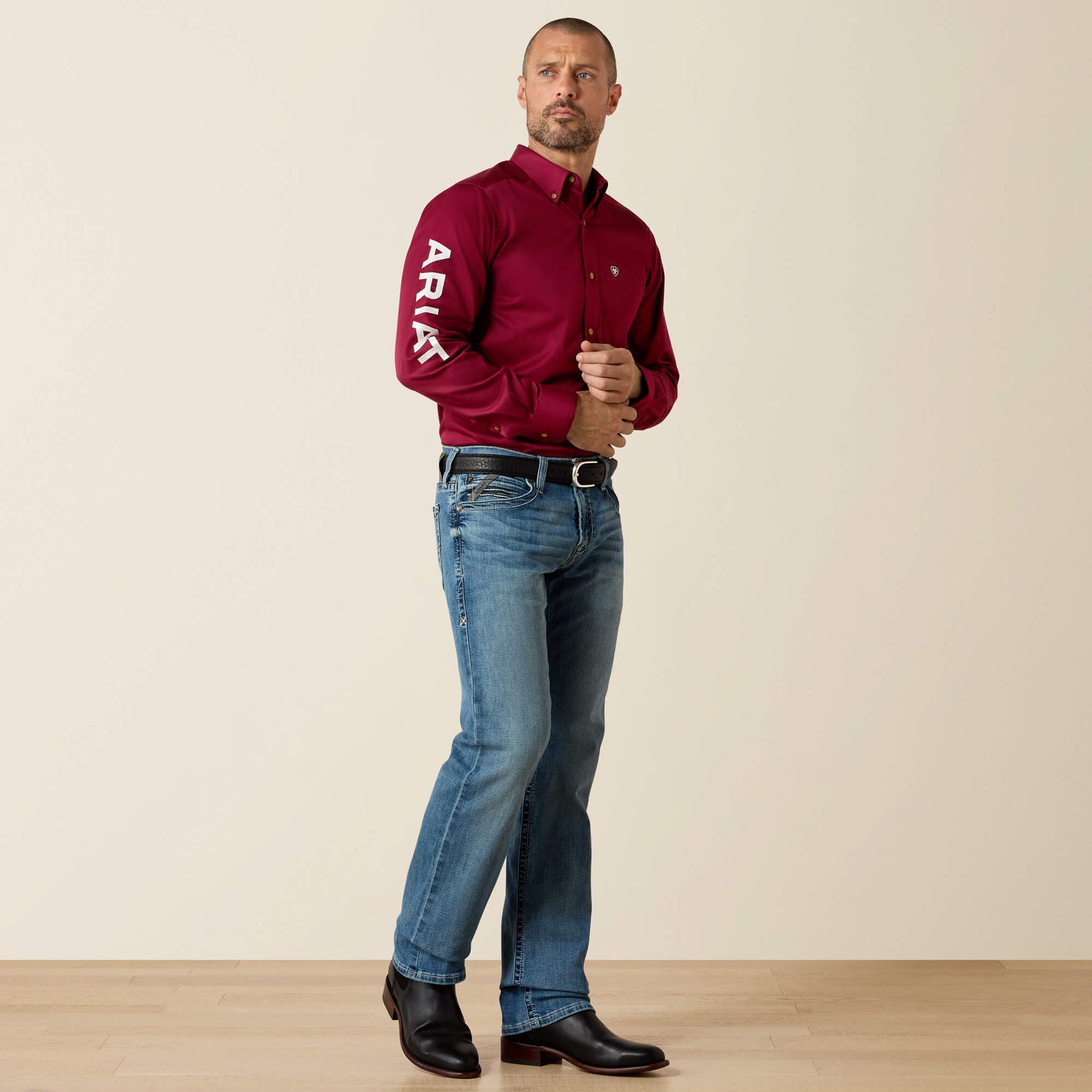 Ariat Team Logo Twill Fitted Shirt
