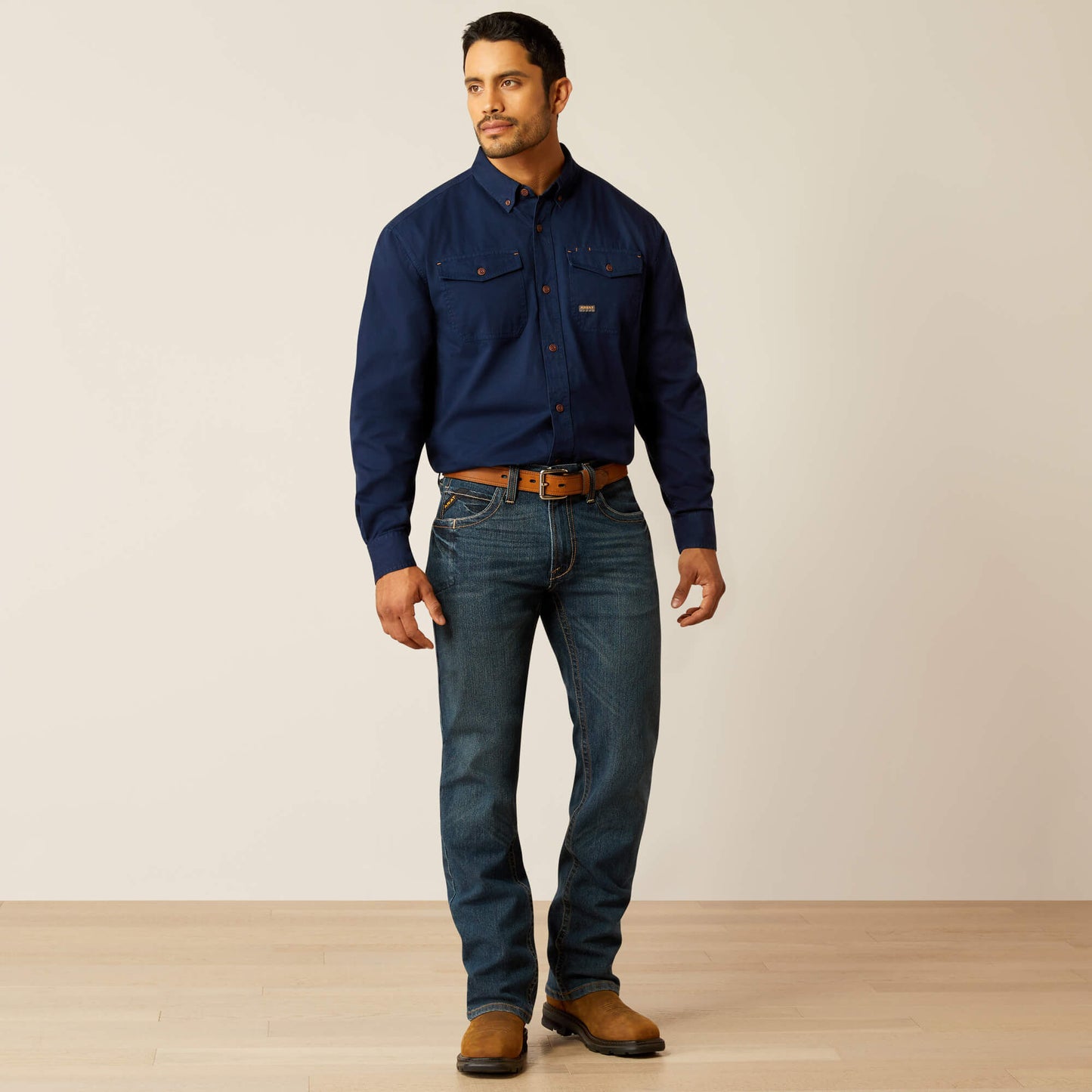 Ariat Rebar Washed Twill Work Shirt