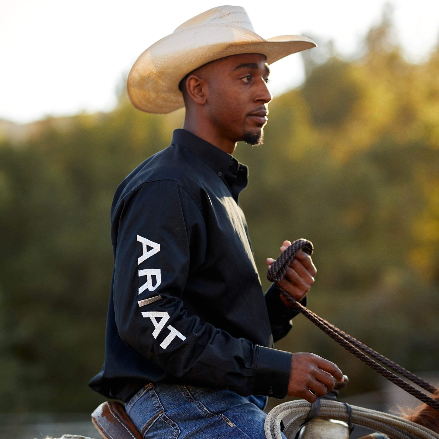 Ariat Team Logo Twill Fitted Shirt