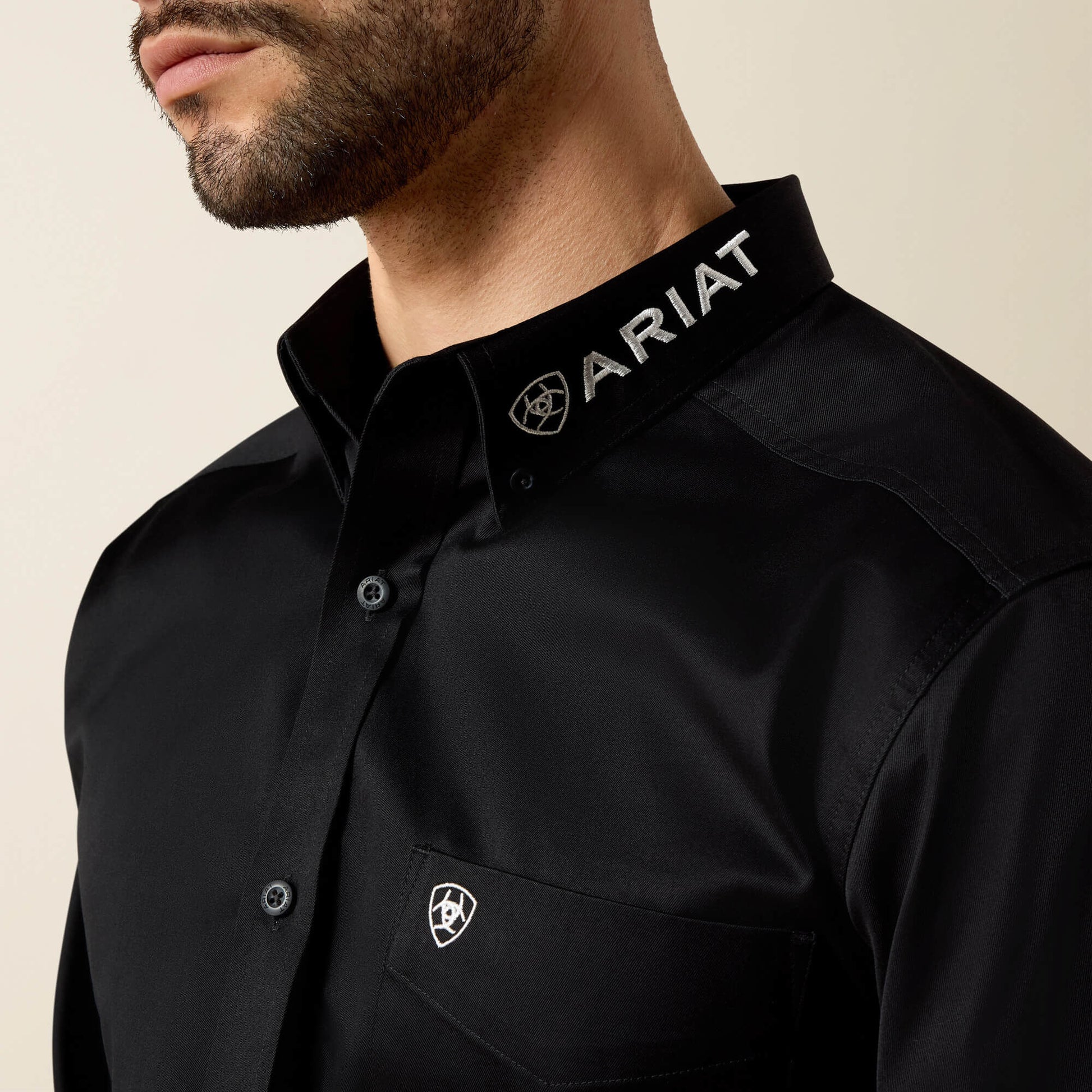 Ariat Team Logo Twill Fitted Shirt