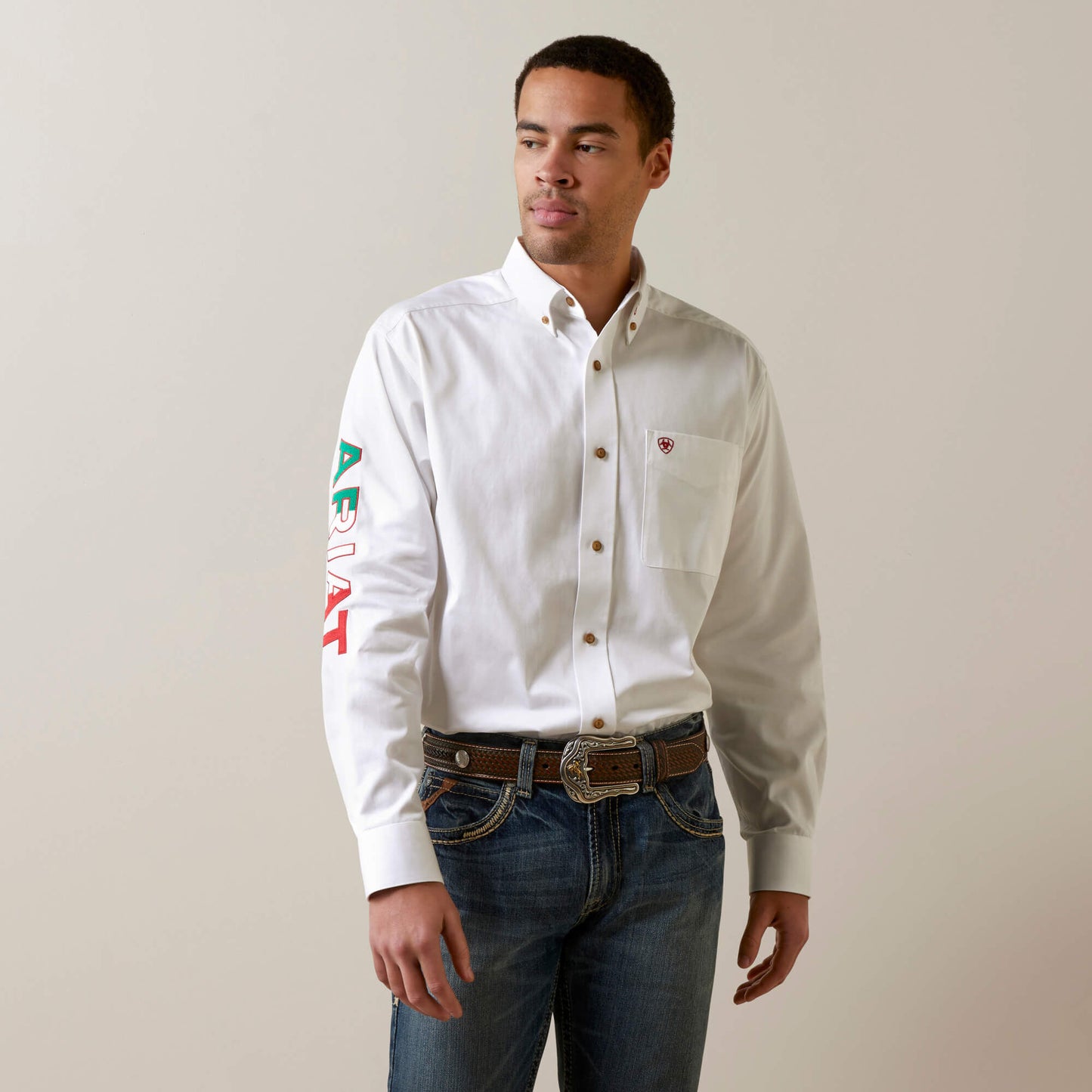 Ariat Team Logo Twill Classic Fit Shirt
