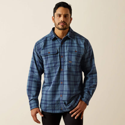 Ariat Rebar Heavy Flannel Work Shirt