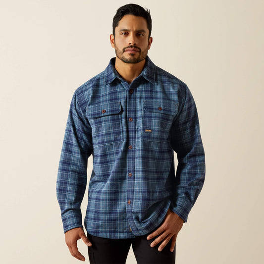 Ariat Rebar Heavy Flannel Work Shirt