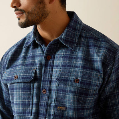 Ariat Rebar Heavy Flannel Work Shirt