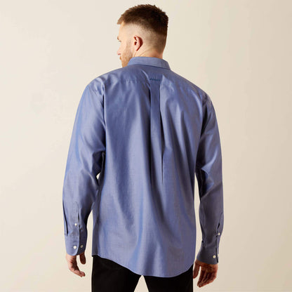 Ariat Wrinkle Free Solid Pinpoint Oxford Classic Fit Shirt