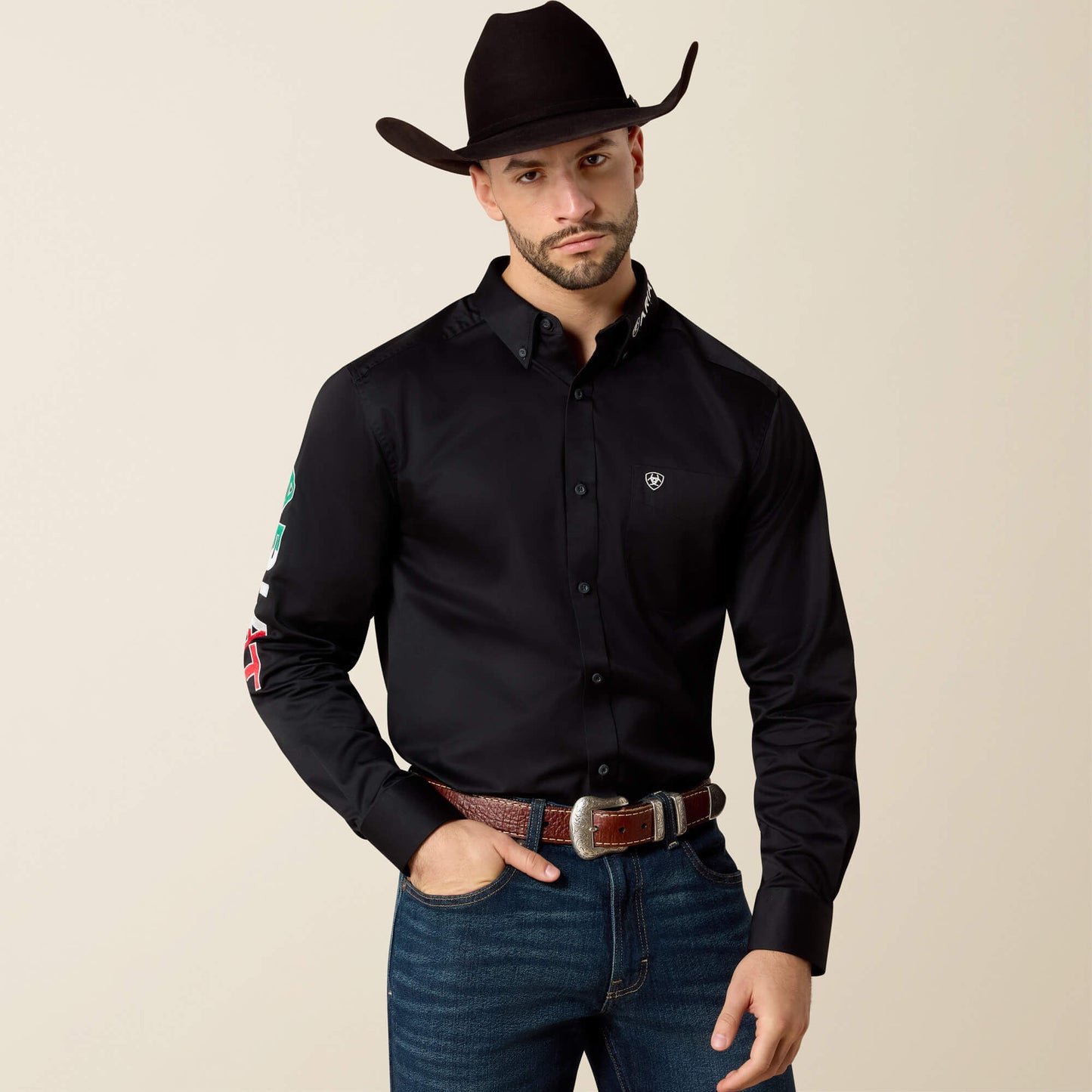 Ariat Team Logo Twill Fitted Shirt