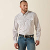 WHITE MEDALLION PRINT