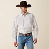 WHITE SOUTHWESTERN GEO PRINT