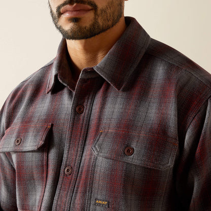 Ariat Rebar Heavy Flannel Work Shirt