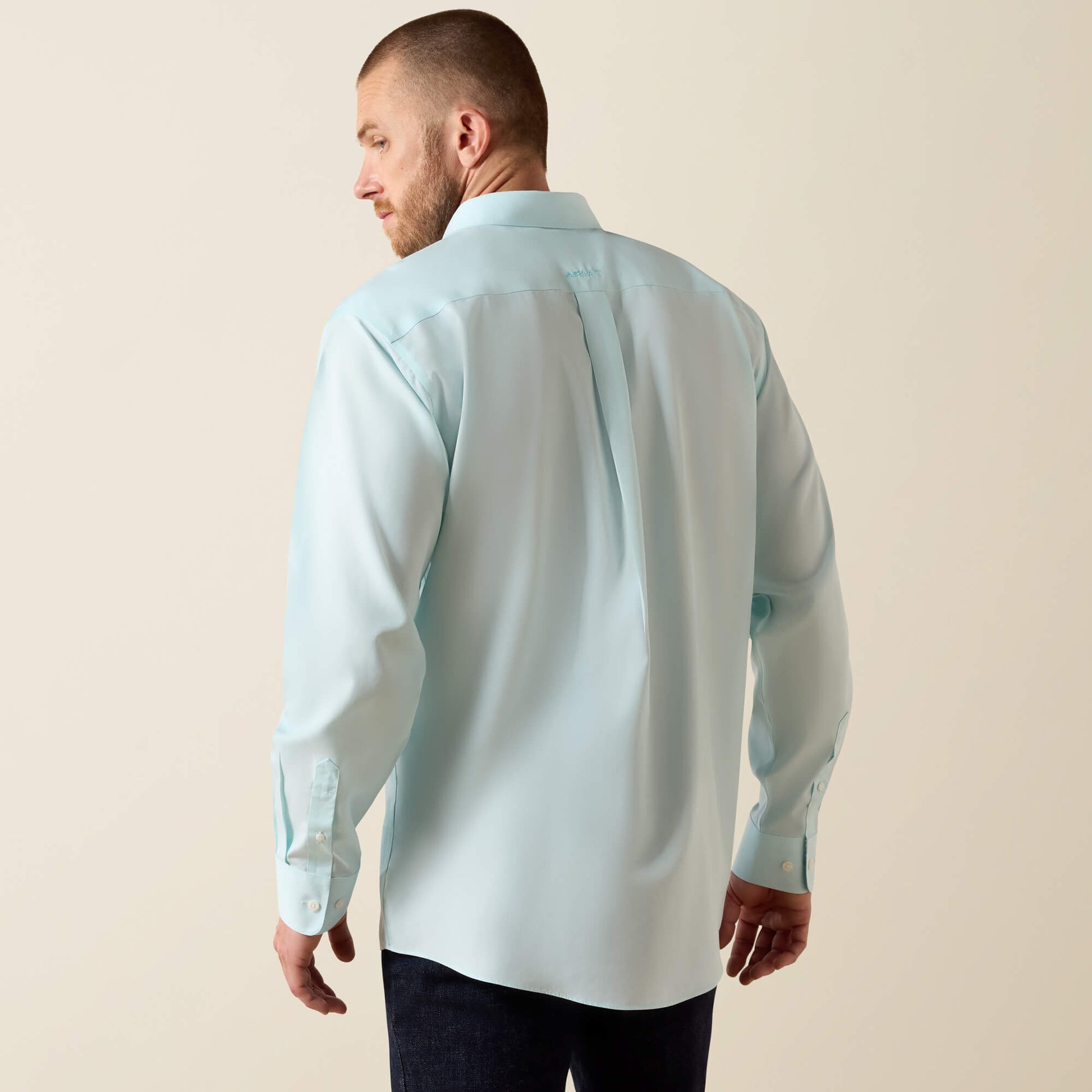 Ariat Wrinkle Free Solid Pinpoint Oxford Classic Fit Shirt