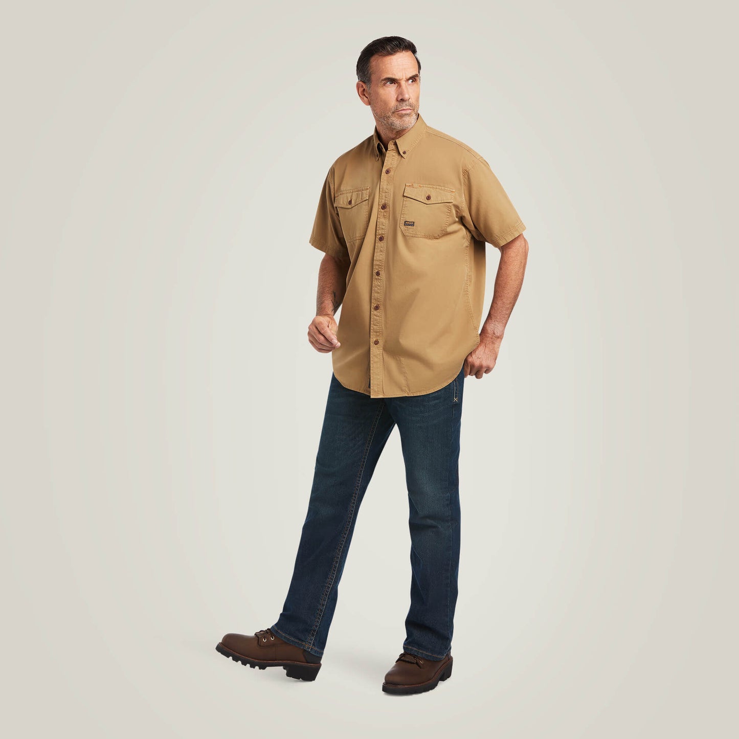 Ariat Rebar Washed Twill Work Shirt