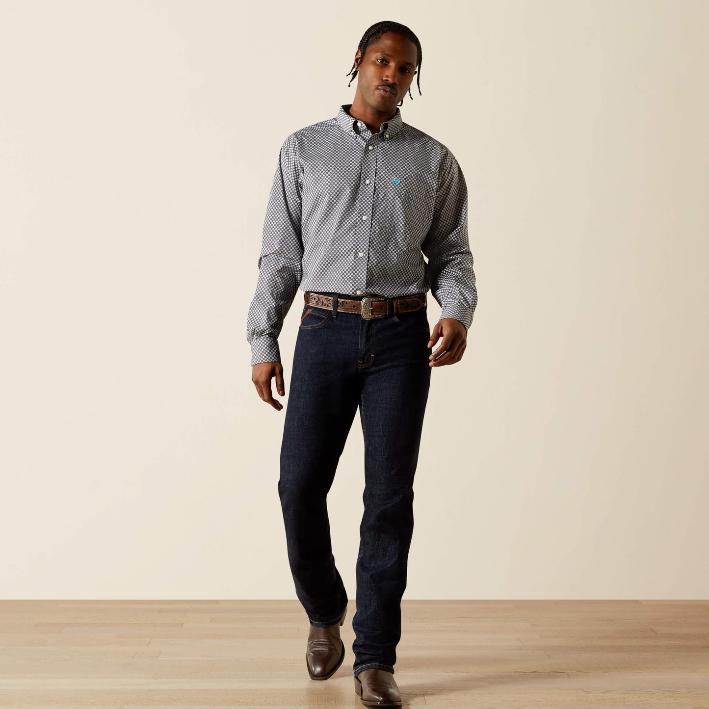 Ariat Wrinkle Free Caleb Classic Fit Shirt