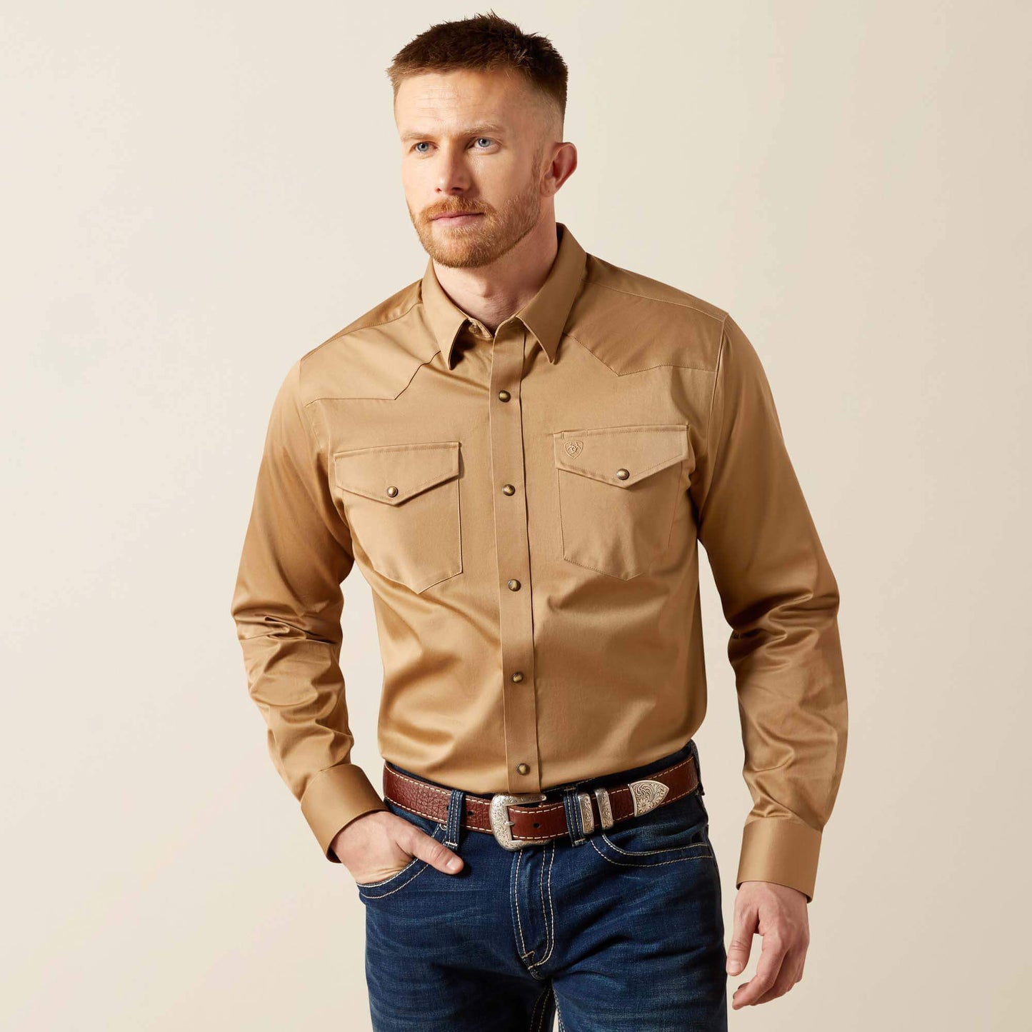 Ariat Solid Twill Fitted Shirt