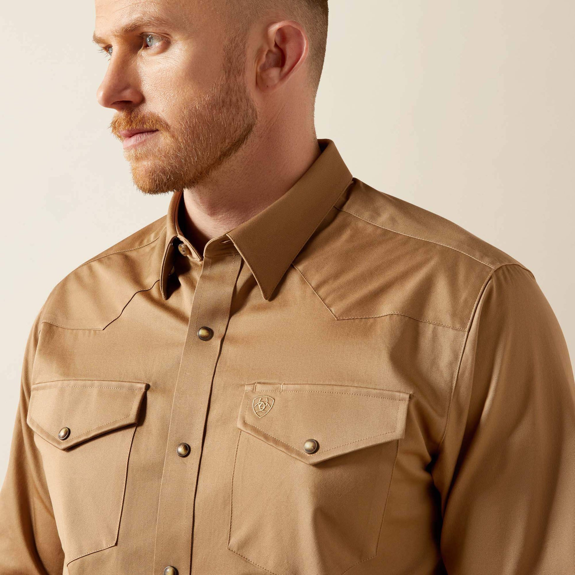 Ariat Solid Twill Fitted Shirt