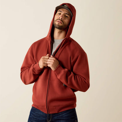 Ariat Rebar Lightweight Label Full Zip Hoodie