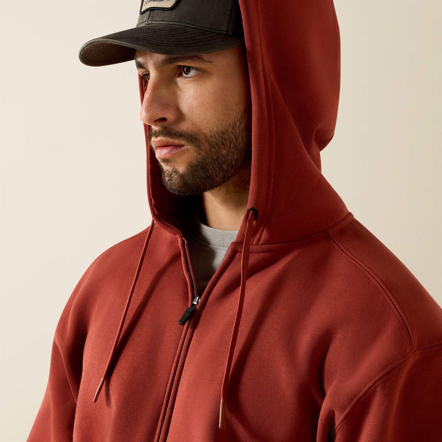 Ariat Rebar Lightweight Label Full Zip Hoodie