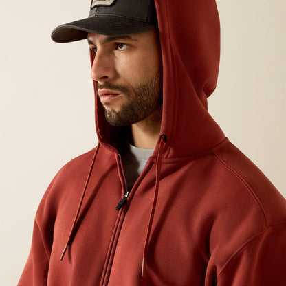 Ariat Rebar Lightweight Label Full Zip Hoodie