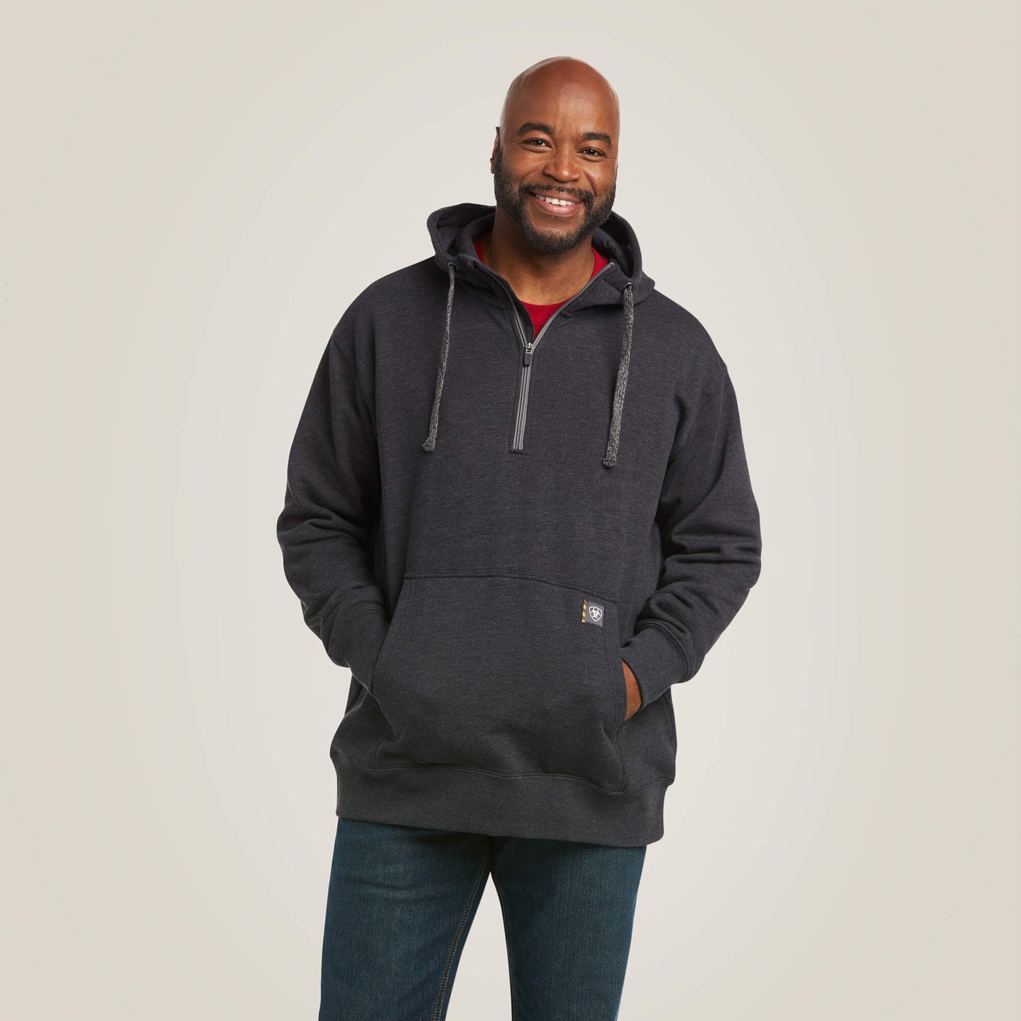 Ariat Rebar Workman 1/4 Zip Hoodie