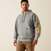 HEATHER GREY/REBAR ORANGE