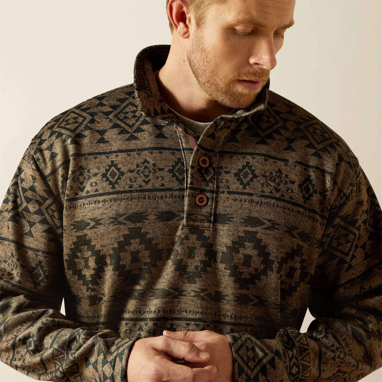 Ariat Caldwell 1/4 Button Sweater
