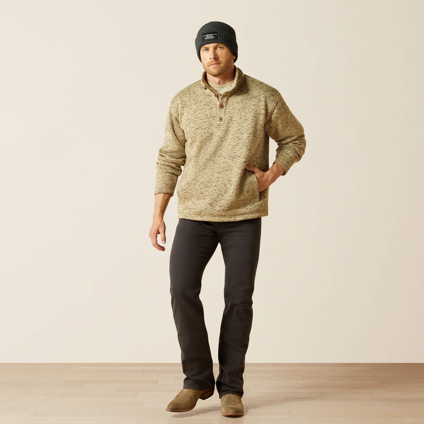 Ariat Caldwell 1/4 Button Sweater