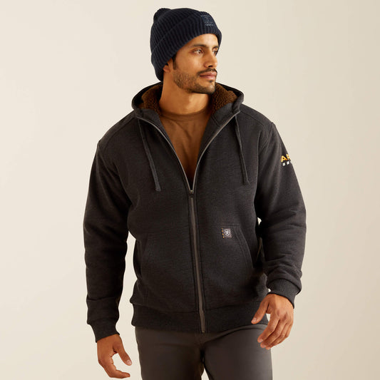 Ariat Rebar All-Weather Sherpa-Lined Full Zip Hoodie