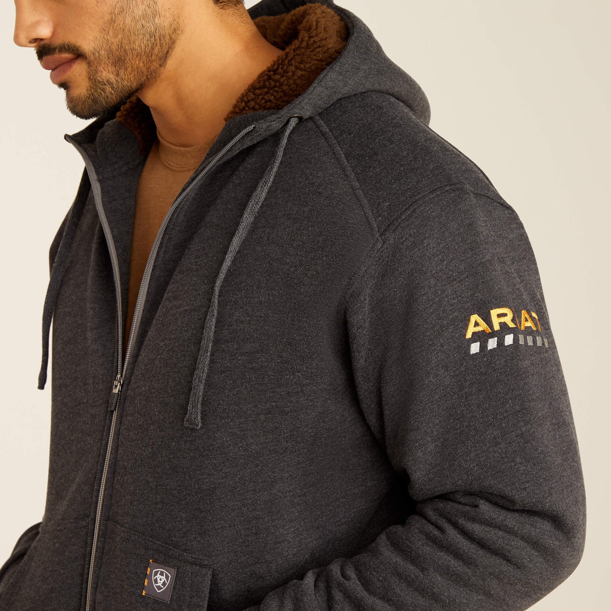 Ariat Rebar All-Weather Sherpa-Lined Full Zip Hoodie