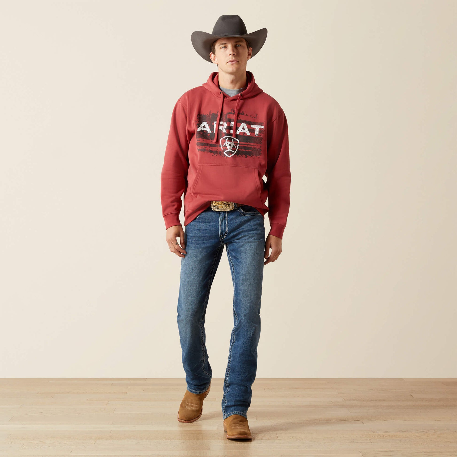 Ariat Ariat Liquid Stamp Flag Hoodie