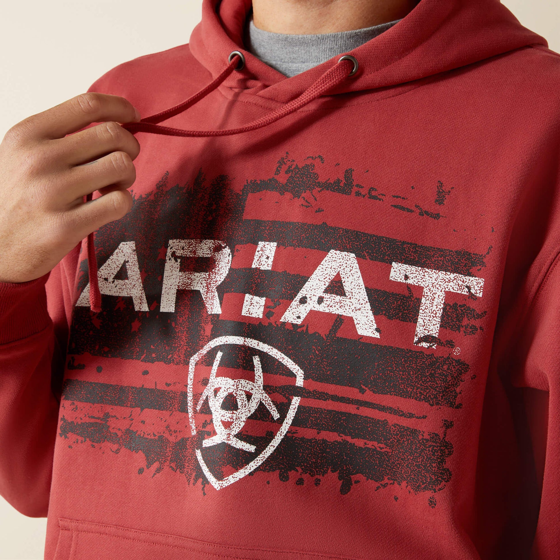 Ariat Ariat Liquid Stamp Flag Hoodie