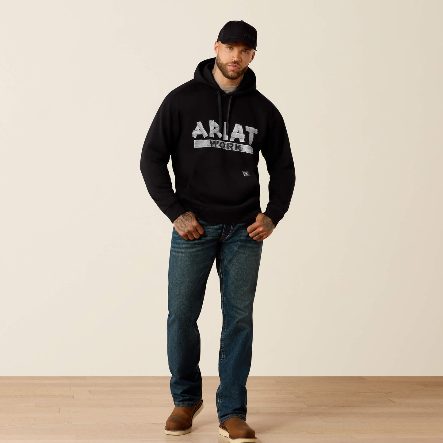 Ariat Rebar Lightweight Duct Logo Hoodie