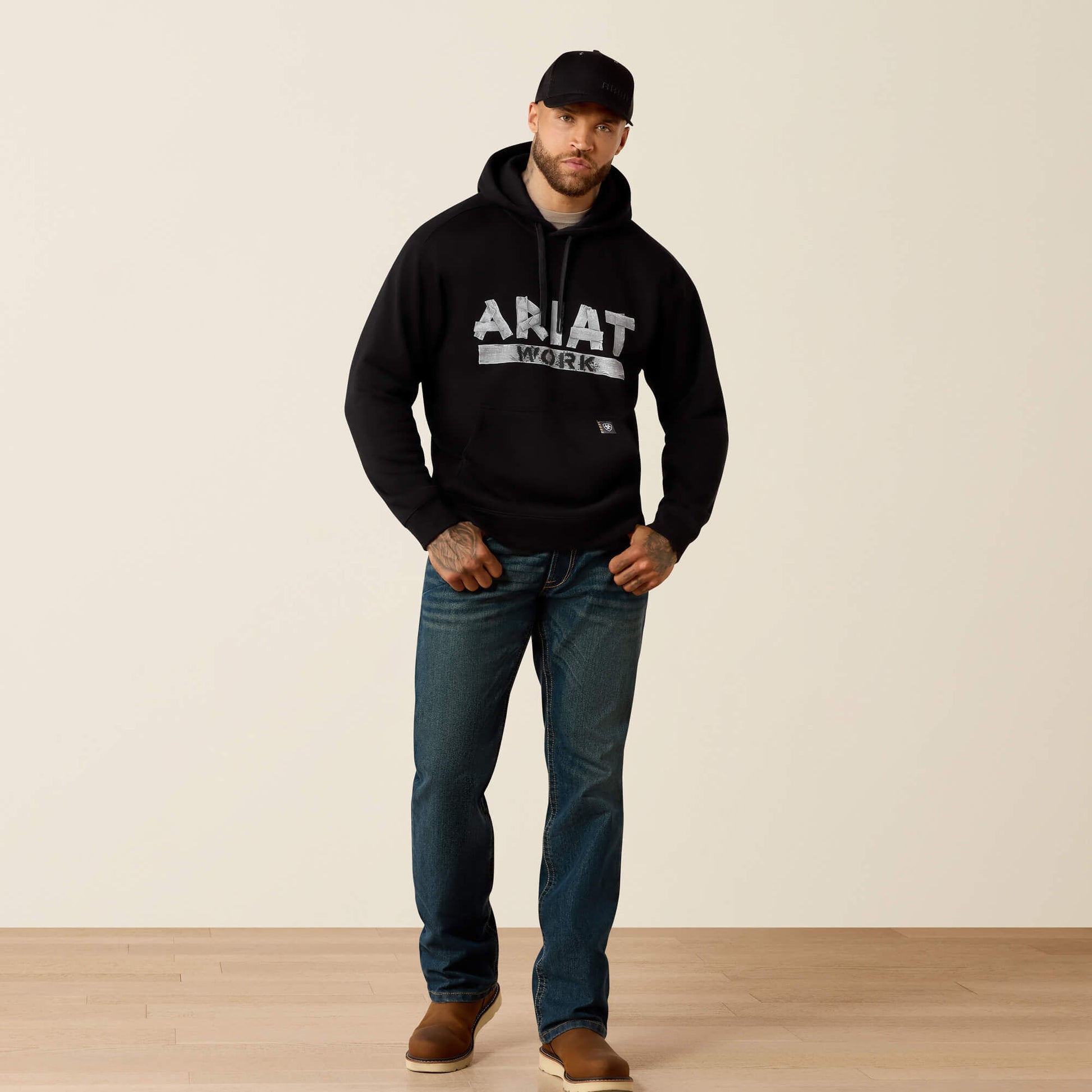 Ariat Rebar Lightweight Duct Logo Hoodie