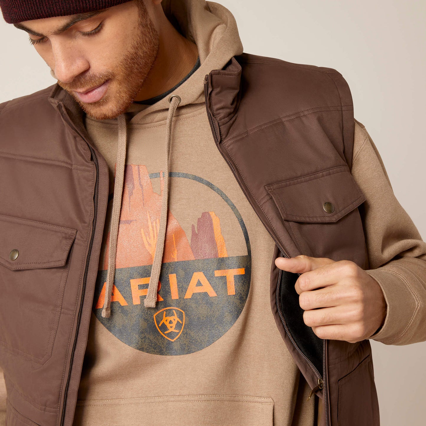 Ariat Grizzly 2.0 Canvas Conceal and Carry Vest