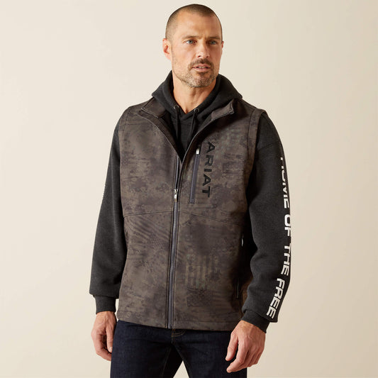 Ariat Patriot Flag Softshell Vest