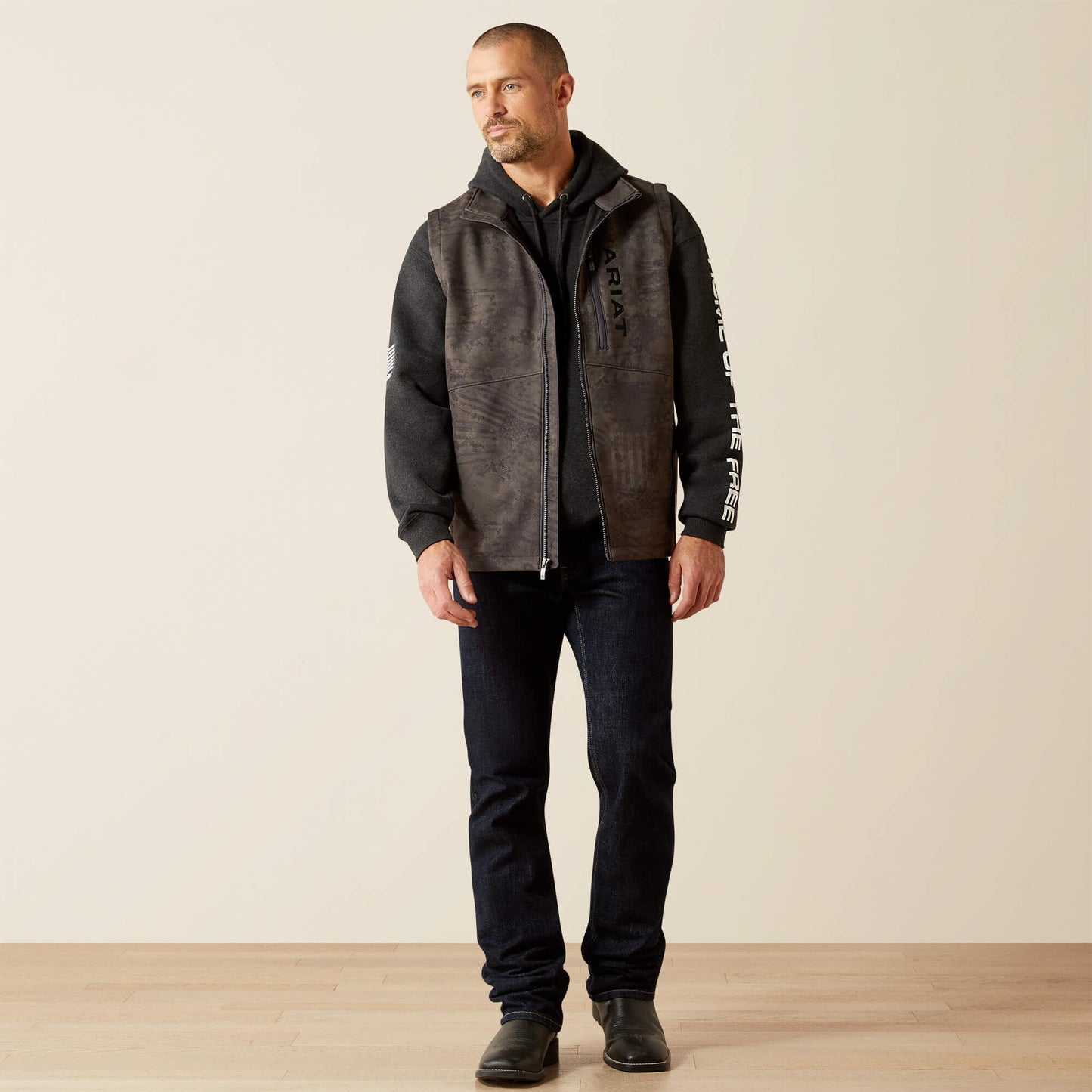 Ariat Patriot Flag Softshell Vest