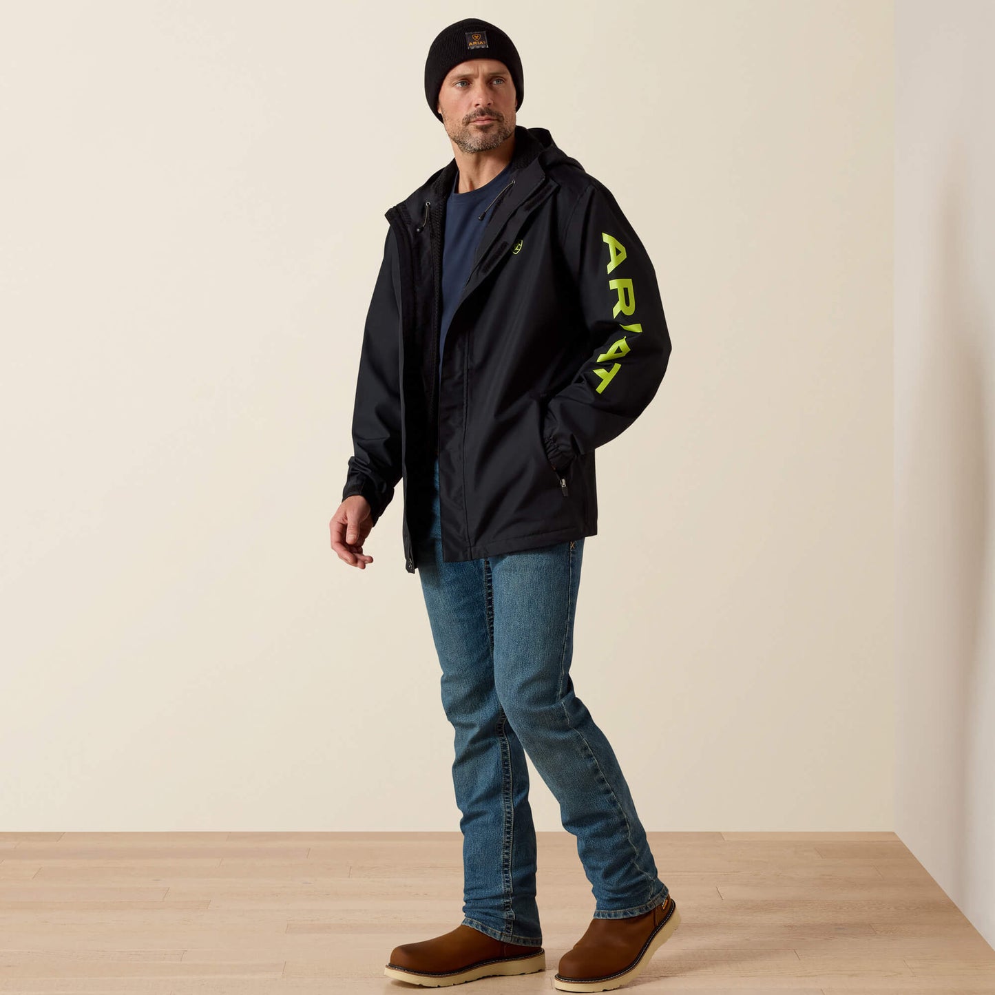 Ariat Rebar Stormshell Logo Waterproof Jacket